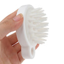 Handheld Silicone Scalp Shampoo Massage Brush Washing Shower Clean Brush Bat Hn