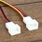 5Pcs 12V 3 Pin Female to 2/3 Pin Male PC Fan Power Splitter Extension Cable