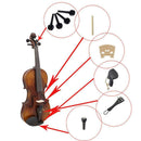 Violin Chin Strap Screws Part Spare Parts Ebony 4/4