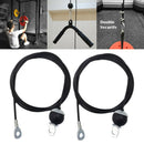 2Pcs 2m 5mm Fitness DIY Pulley Cable Machine Arm Forearm Shoulder Hand Home Gym
