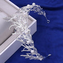 Fashion Flame Crown Headdress Crystal Crown Rhinestone Bridal Hair Accessor