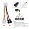 1pcs 4-Pin Molex to 3-Pin fan Power Cable Adapter Connector 12v*2 / 5v*2