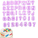 40Pcs/1Set Cake Baking Letter Cookie Fondant Alphabet Number Mold DIY Mold T3C