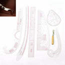 7 IN 1 Sew Curve Metric Ruler Multifunction Sewing Dressmaking Tailor Tools Set#