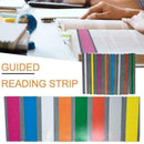 8 Pcs/set Guided Reading Strip Innovative Colorful Overlay Bookmark Q1W6