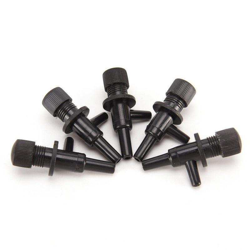 5pcs aquarium fish tank air line flow control tubing aquarium air pump valve TO