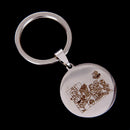 Engraved liefste juf Keychain Pendant Keyring Jewelry Best Gift for Teacher  OZ