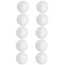 10X White Foam Balls Spheres 3 inch Bulk - Smooth and Round Polystyrene