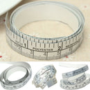 150cm Selfdhesive Measure Tape Vinyl White Ruler Sewing Machine Easy New