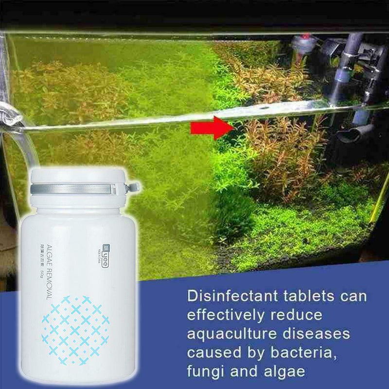 CrystalClear Algae Repellent Agent - tank moss remover Aquarium Algaecide New