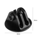 Aluminum Alloy Bicycle Headset Top Cap Adapter for Gopro Hero 4 3 5(Black) A