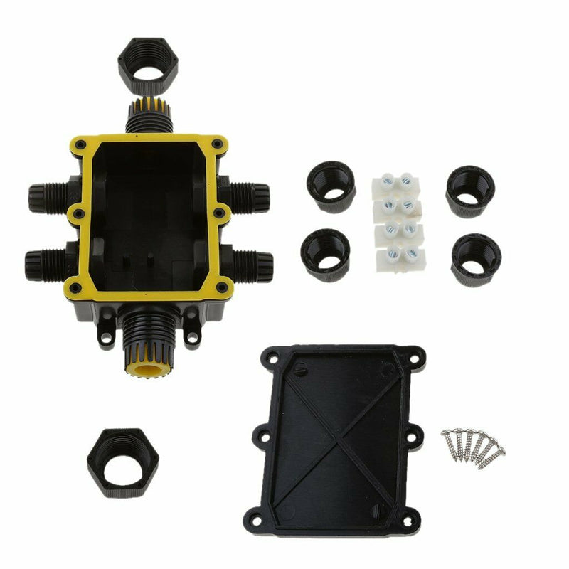 Black Junction Box Junction Box Waterproof Ip68 Junction Box Terminals ...