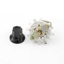 1Pcs Plastic Knob 2P5T 2 Poles 5 Position Band Channel Rotary Switch A.AU