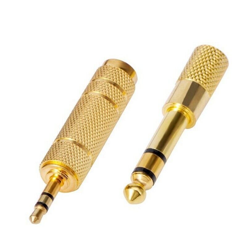 Headphone Adapter 6.35 mm (1/ 4 Inch) Male to 3.5 mm Female Stereo Adapter  A8W3