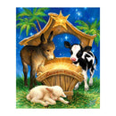 5D DIY Full Drill Diamond Painting Cow Cross Stitch Embroidery Mosaic Kit