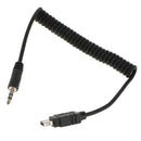 3.5mm to MC-DC2 N3 Shutter Release Cable for Nikon D7000,D5100,D3200 DSLR