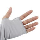 Fashion Women's Arm Warmer Cotton Long Fingerless Gloves Mitten (Grey)