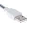 USB Male to Female Extension LED Light Adapter Cable Metal Flexible Tube