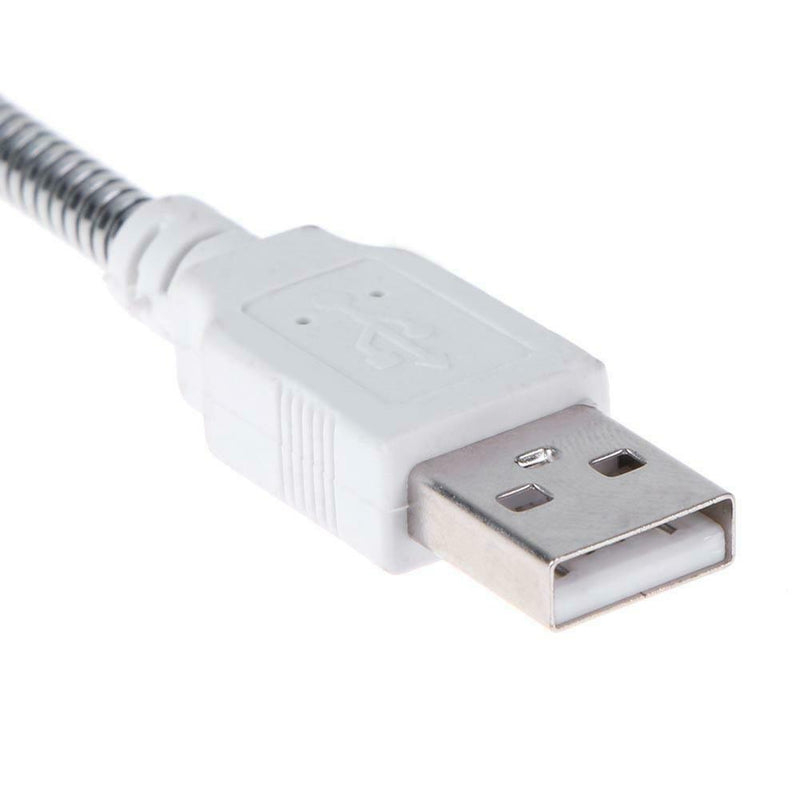USB Male to Female Extension LED Light Adapter Cable Metal Flexible Tube
