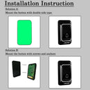 Cacazi Wireless Doorbell Waterproof Battery Button 300M Remote Receiver 36