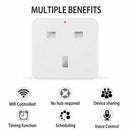 Smart Plug, Wi-Fi Timer Socket Remote Control Home Device From Anywhere And