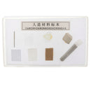 7 Kinds of Artificial Materials Specimens Display Collection , 6.7x4x1.2inch