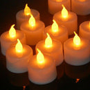 12 pcs LED Flickering Tea Lights Battery Operated Candles for Wedding Party