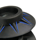 4Pcs Floor Mat Elasticity Black Protectors Furniture Anti Vibration Rubber