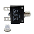 3 Pieces 125/250V AC 50V DC Push Button Circuit Breaker Overload Switch Fuse