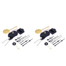 2Pieces Pendulum Clock Movement Clock Making Parts with Hands and Pendulum