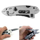 Multifunction Outdoor Pocket Metal Tool Pliers Spanner Screwdriver Wrench D E6T9