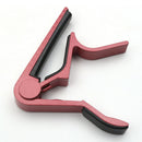 Quick Change Clamp Metal Classic Tone Adjusting Capo Guitar Parts (Red)