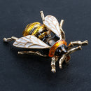 Cute Bee Fly Insect Brooch Clothes Accessories Enamel Brooches Birthday Gif