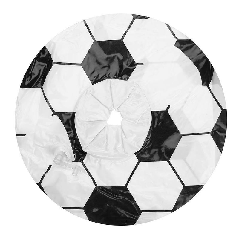 Inflatable Football Float Drink Cup Holder Round Swimming Pool Party Supply