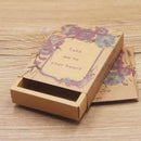 12 Set/Pack Color Printed Jewelry Necklace Packing Box Gifts Box, Take my Heart