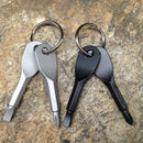 Awesome Multifunction 2 Keys Stain Keychain Pocket Screwdriver EDC Camp  Z