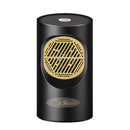 Portable Spiral Heating Electric Heater Desktop Warmer Machine (Black EU) A