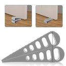 Set 3 TPR Rubber Door Stoppers Security Door Wedges Durable&Realiable White