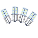 4x White 1156 1141 13SMD RV Camper Turn Signal Backup Reverse LED Light Bu-OZ