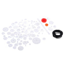 Kids Technology Science Educational Toys DIY Crown Fan Shape Gear Wheel 81Pc