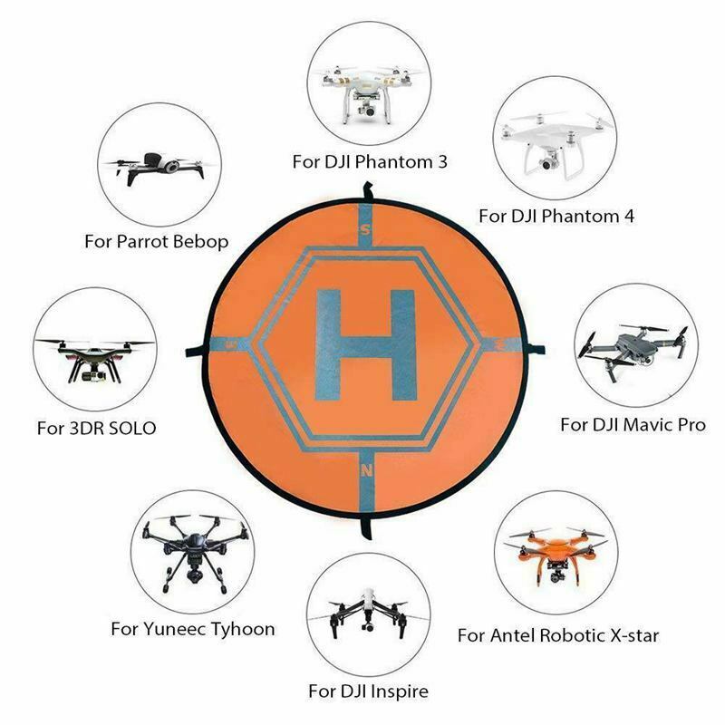 Landing Pad Helipad Foldable For Dji Phantom 4 3 Mavic Pro Drone Rc Quad Co Q6T4