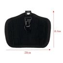 Key Silencer with Snap and Key Ring, Fit 3 inch (8 cm) Belt Loop, Black Nylon