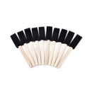 10pcs 1'' Foam Sponge Brushes Wooden Handle Painting Drawing Craft Draw MO