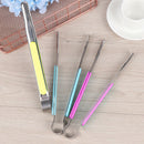 Stainless Steel Food Clip Ice Tongs Meat Salad Toast Tongs BBQ Kitchen To JR