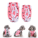 2 PCS Pet Recovery Suit for Abdominal Wounds or Skin Diseases, E-Collar