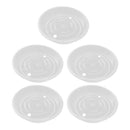 5Piece Clear Plant Saucer Drip Water Trays Base 9.8inch BPA Free Recyclable