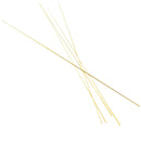 Set of 5, Straight Solid Metal Brass Rods Bar Assorted for DIY 300mmx1mm