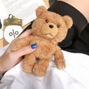 Wireless Teddy Bear Plush Earphone AirPods Case Cute Protective Cover for ApG9O9