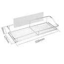 2 Pack Adhesive Bathroom Shelf Shower Shelf Bathroom Kitchen Organizer Rack