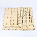 DIY Wooden Paint Rack Ink Storage Organizer 2-layer 12-grid